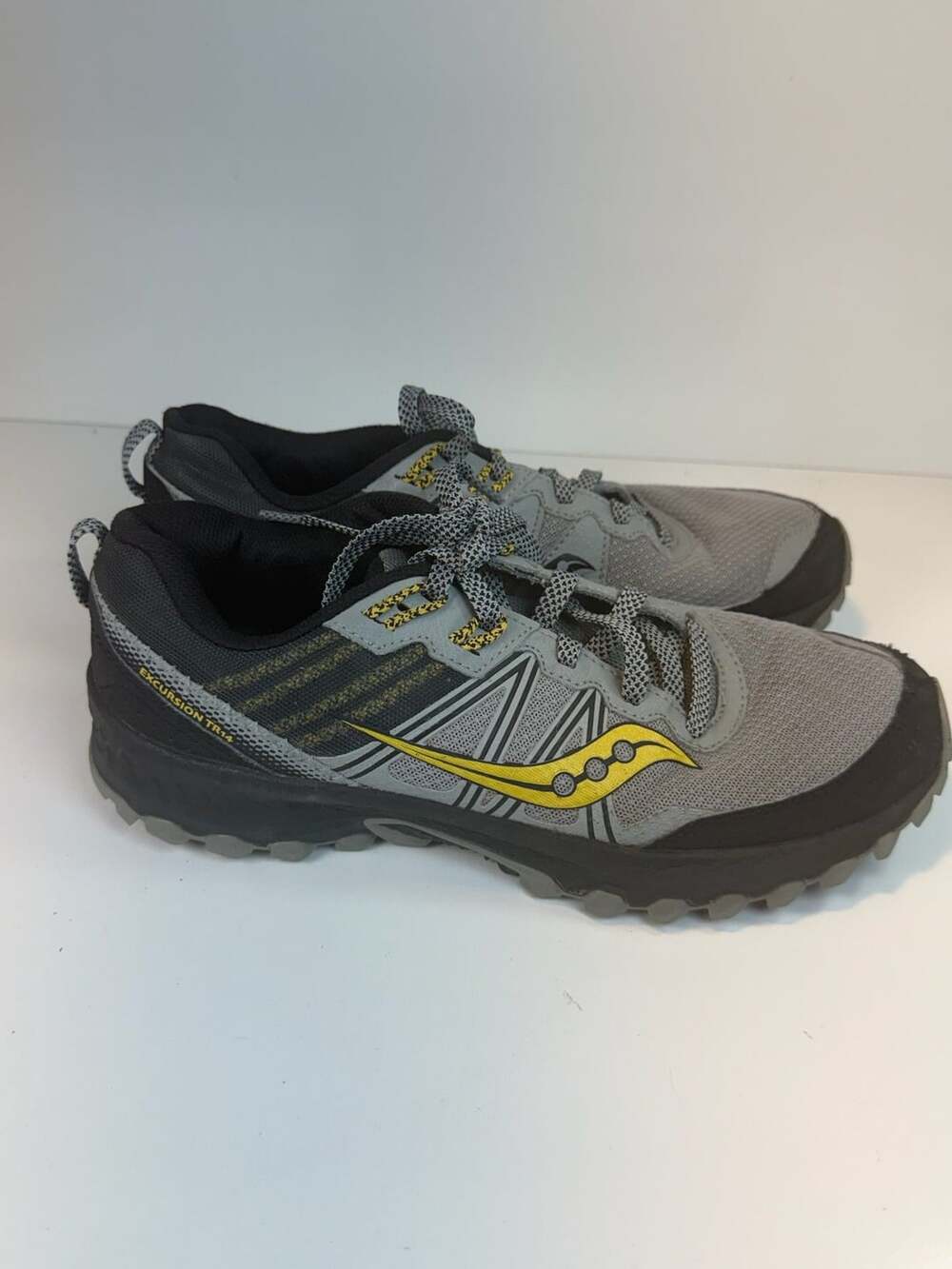 Saucony Excursion TR14 Trail Running Shoes Grey Gold